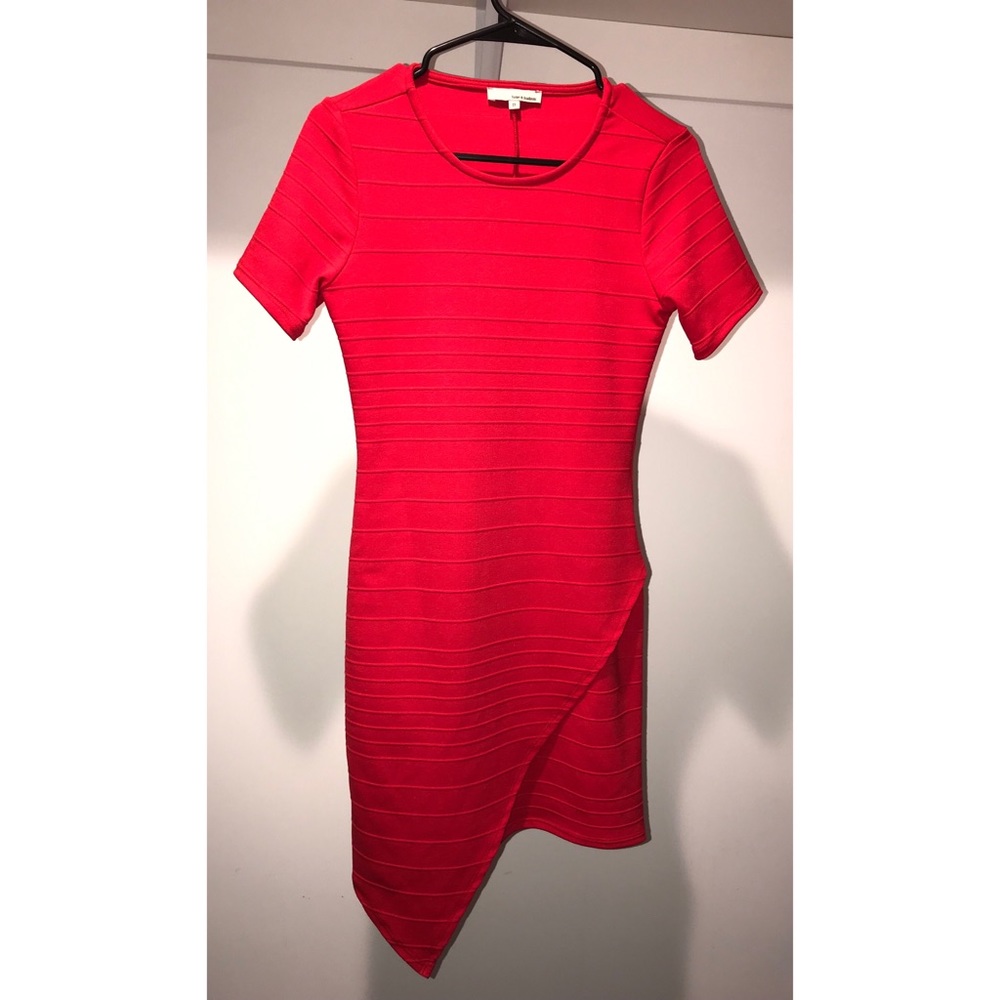 June & Hudson Red Dress